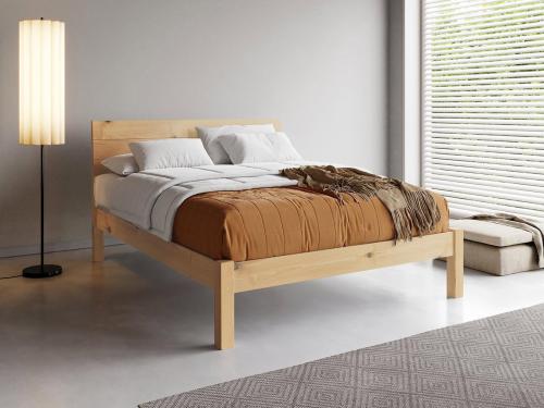 kensington bed in natural untreated