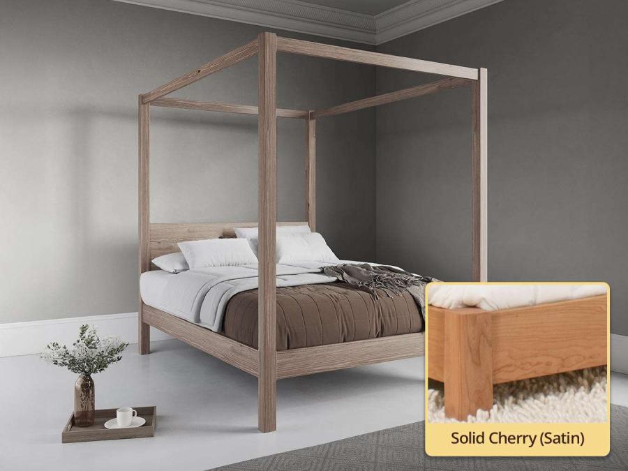 Four Poster Bed - Classic solid cherry