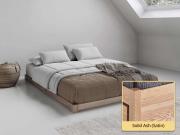 Low Loft Bed (Space Saver) solid ash