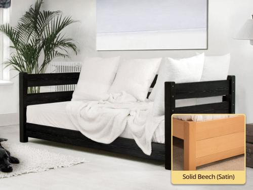 modern day bed Solid Beech (Satin)
