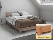 solid cherry low tokyo bed frame