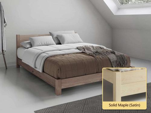 solid maple low tokyo bed get laid beds