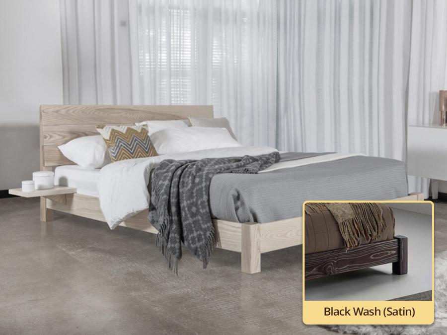 Low Kensington Bed black