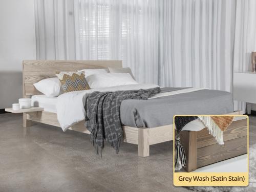 Low Kensington Bed grey