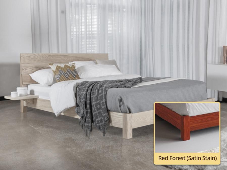 Low Kensington Bed red