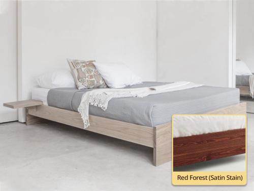 Enkel Bed (No Headboard) red forest