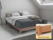 Low Oriental Bed (Space Saver) solid cherry