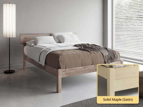 The Deco Bed Solid Maple