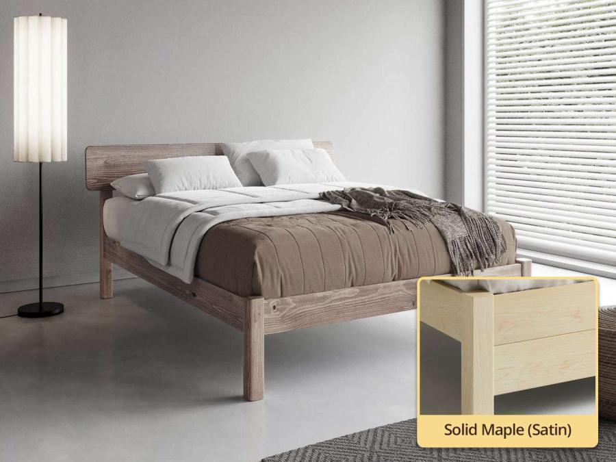 The Deco Bed Solid Maple