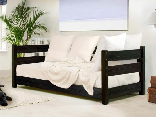 modern black wooden day bed by get laid beds