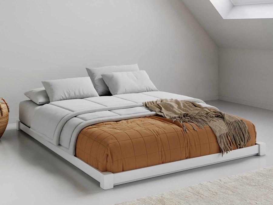 white low bed by get laid beds