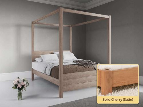 Four Poster Bed - Summer solid cherry