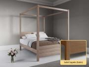 Four Poster Bed - Summer solid sapele