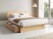 japanese storage bed in natural
