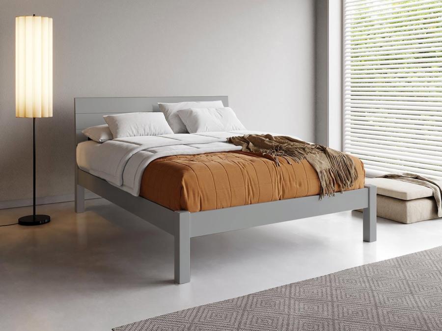 grey wooden bed frame kensington bed