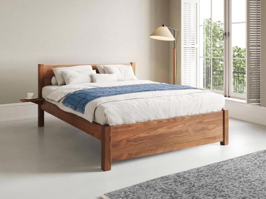 solid oak wooden bed frame by get laid beds