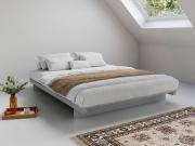 grey japanese low fuji bed frame attic bed without headboard by get laid beds