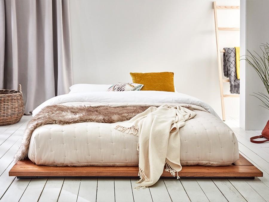 low wooden bed attic bed frame by get laid beds