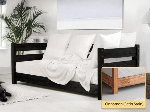 modern day bed cinnamon