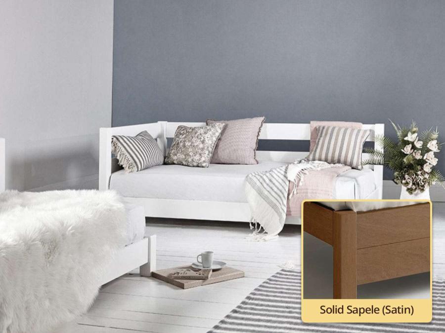Modern Ohio Day Bed solid sapele