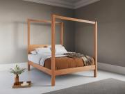 cinnamon colour new forest four poster bed frame by get laid beds