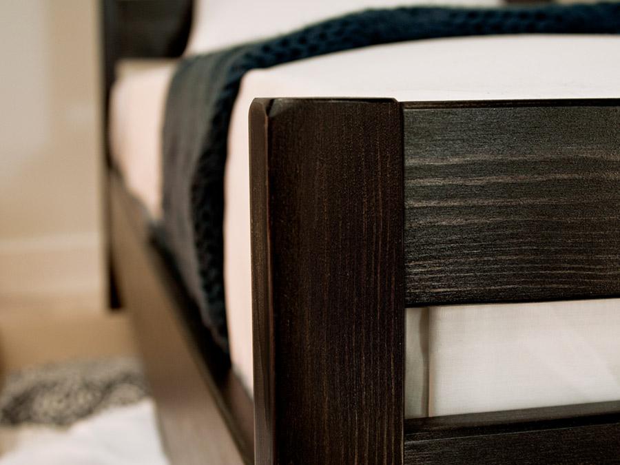 cambridge black wooden bed leg