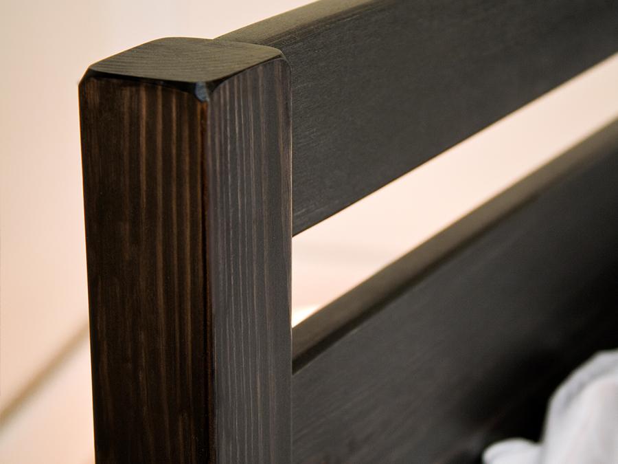 cambridge wooden bed frame leg black