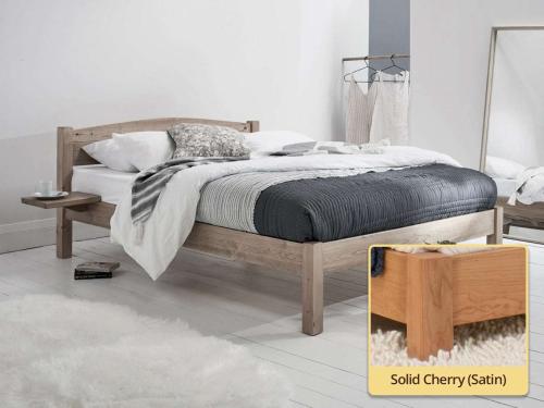 solid cherry classic platform bed by get laid beds
