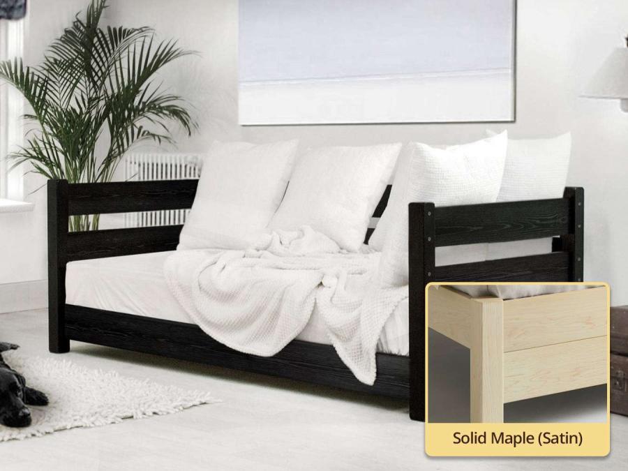 solid maple wooden day bed by get laid beds