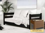 solid sapele wooden bed by get laid beds
