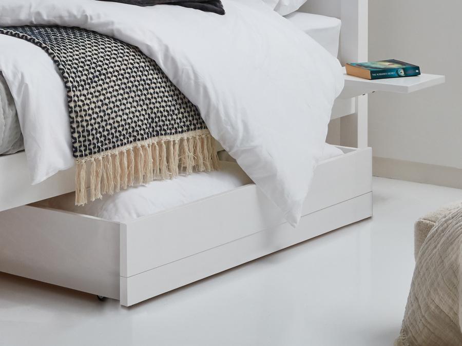 modern underbed storage box by get laid beds