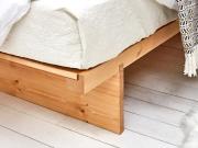 japanese storage bed frame close up