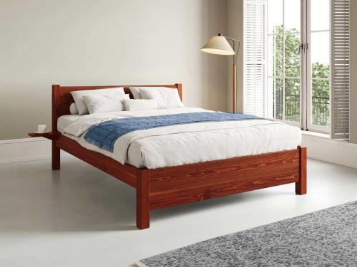 london bed by get laid beds red forest finish