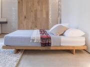 japanese attic bed frame platform bed side view by get laid beds