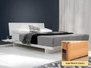 solid beech low fuji attic bed frame by get laid beds