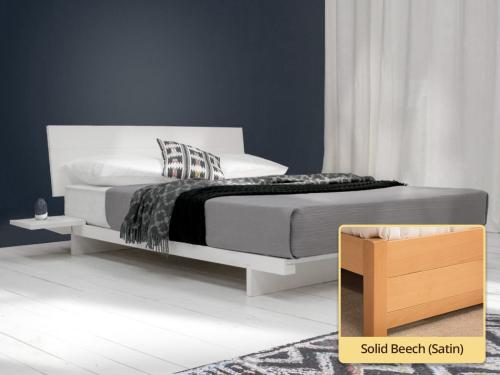 solid beech low fuji attic bed frame by get laid beds