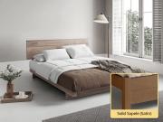 solid sapele low fuji attic bed frame