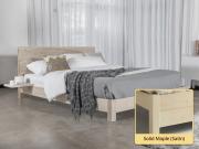 solid maple low bed frame kensington design by get laid beds
