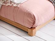 low loft wooden bed leg