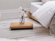 low wooden side table