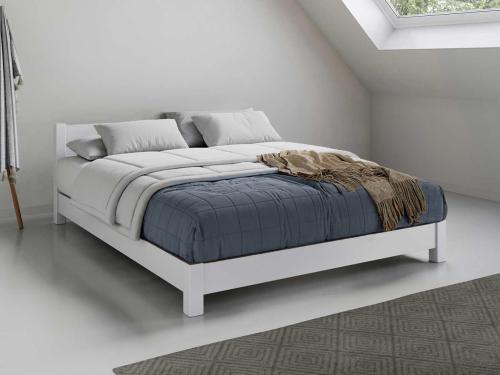 white space saver low oriental bed frame