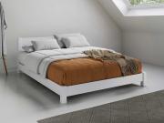 low tokyo japannese bed in white