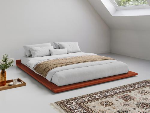 red low modern attic bed frame by get laid beds