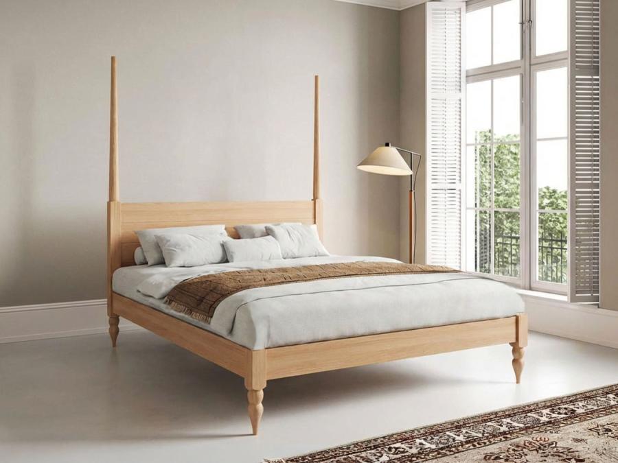 moroccan platform four poster beech