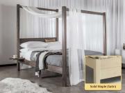 solid maple four poster bed new forest design by get laid beds