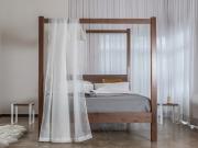 four poster canopy wood bed frame by get laid beds