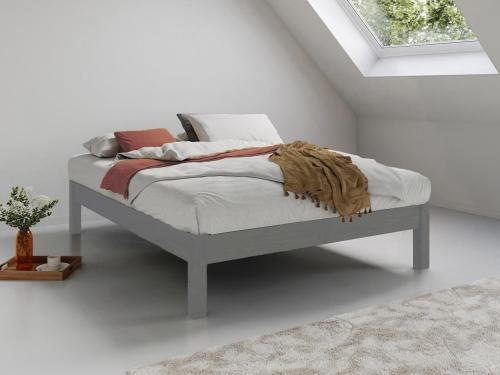 grey platform space saver bed