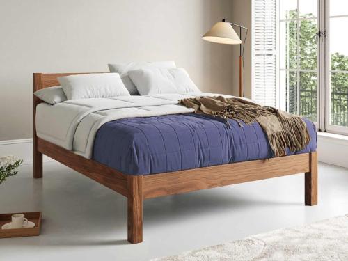 solid oak space saver white knight bed